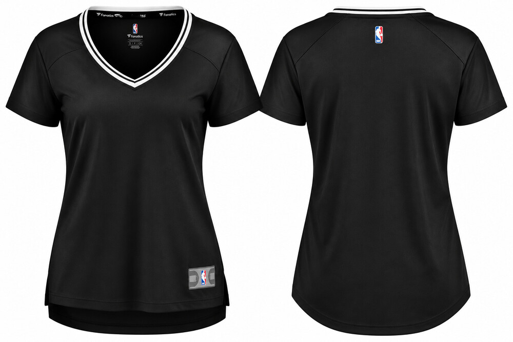 Brooklyn Nets Women's Fast Back Customizable Jersey – Black